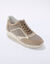 LWG-gecertificeerde leren sneakers met sleehak (beige)