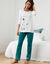 Pantalon base imprimée bucolique - coton jersey (émeraude) Pantalon base imprimée bucolique - coton jersey (émeraude)