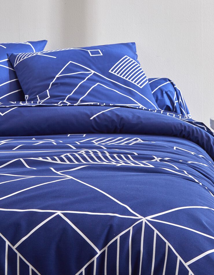Bedlinnen Hector, katoen (blauw)