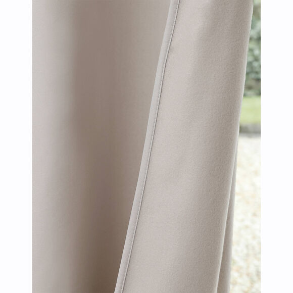 Dubbelzijdig isolerend en verduisterend gordijn (zandkleur)