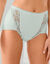 Supermaxislip met kant - set van 3 (amandel + roze + groen)