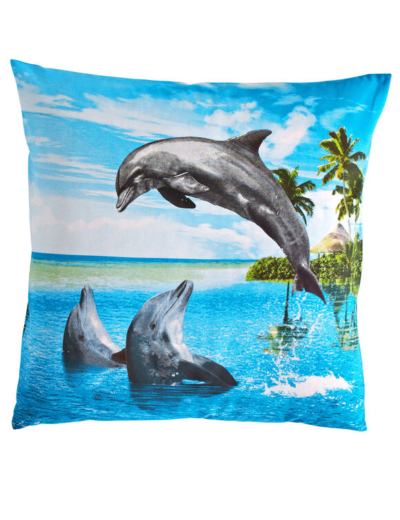Flipper-beddengoed - polykatoen (blauw)