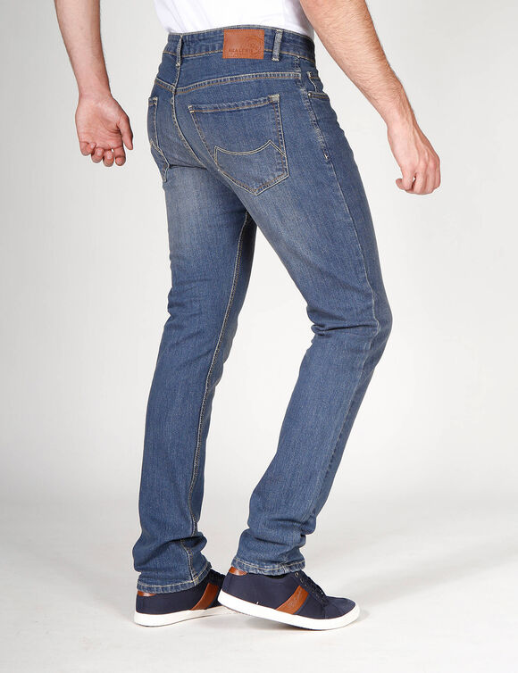 Stretchjeans RL80 fibreflex®, recht nauwsluitend model (stone)