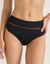 Culotte haute microfibre et tulle plumetis effet seconde peau Paia - lot de 2 (noir)