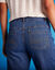 Stretchjeans met ruim model, kleine lengte (stone)