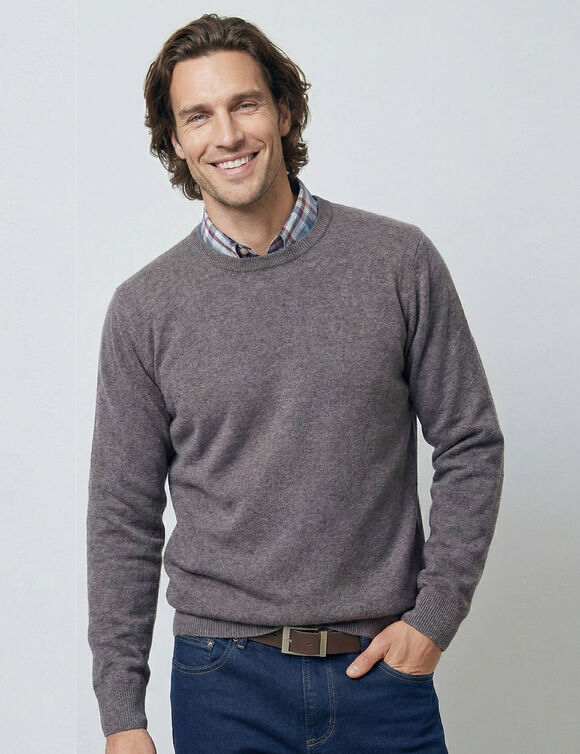 Pull uni col rond (anthracite)