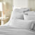 Linge de lit uni flanelle (gris clair)