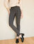 Legging met geruit motief, in de weefstof geverfde draden (zwart / grijs)