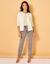 Cardigan met knoopsluiting, katoenmengeling (wit)