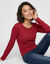 T-shirt manches longues, jersey en coton biologique(**) (prune)