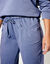 Pantalon jogging, molleton gratt&eacute; (bleu lavande)