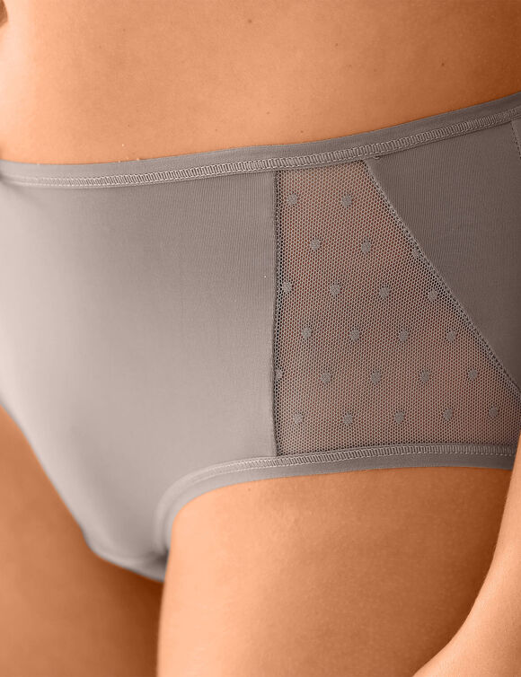 Maxislip in microvezel - Set van 2 (taupe)
