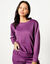 Sweat molleton uni (raisin) Sweat molleton uni (raisin)