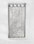 Vitrage droit voile uni finition pattes (gris)