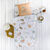Bedlinnen Chafou met kattenprint - katoen  (wit)