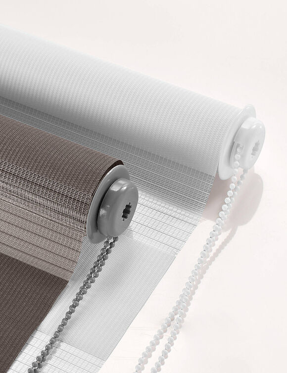 Store jour/nuit à clipser (gris)