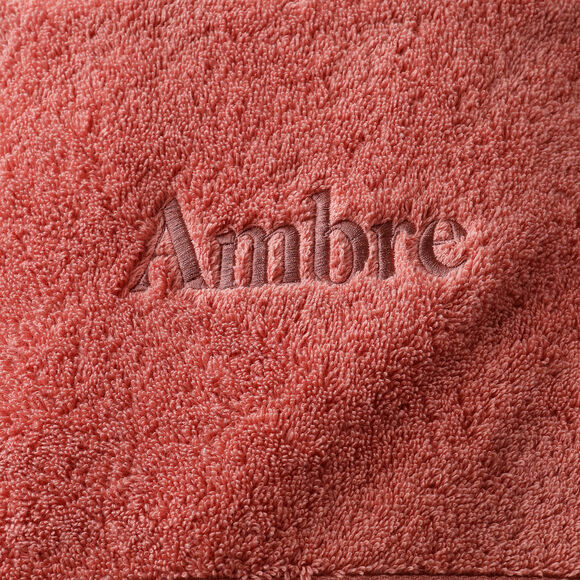 Collection serviettes de bain personnalis&eacute;es - confort moelleux 540 g/m&sup2; (brique)