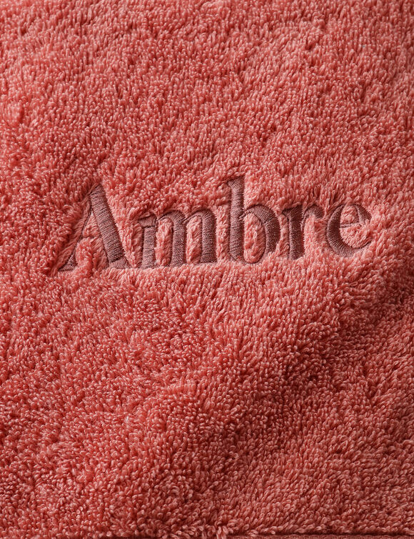 Collection serviettes de bain personnalis&eacute;es - confort moelleux 540 g/m&sup2; (brique)