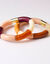 Bracelet "tubes" élastiqué - lot de 2 (prune / rose)