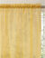 Panneau voile uni finition galon fronceur (jaune)