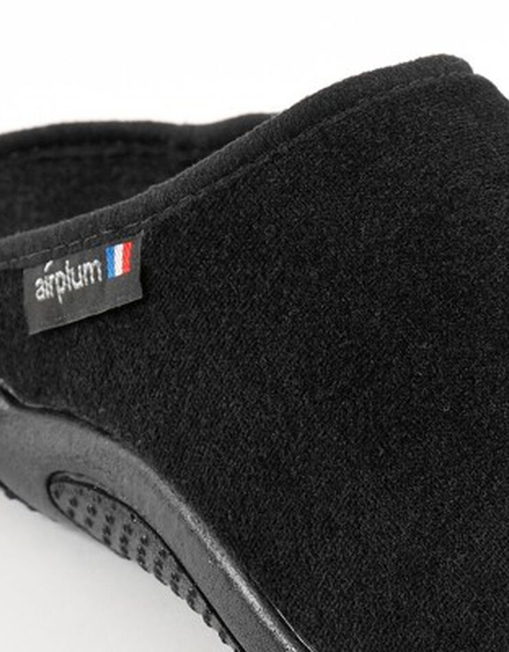 Mules homme semelles Airplum textile éponge, noir Mules homme semelles Airplum textile éponge, noir, hi-res image number 6