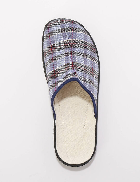 Muiltjes met breed model (blauw)