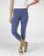 Corsaire extensible taille &eacute;lastiqu&eacute;e - lot de 3 (blanc + noir + indigo)