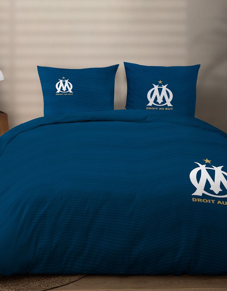 Parure de lit OM® - coton (marine)