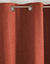Rideau occultant et isolant finition oeillets (terracotta)