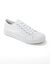 Sneakers in canvas, met veters (wit)