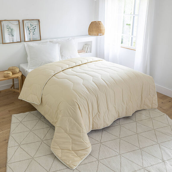Couette duo-double isolation lama 2x200 g/m&sup2; (naturel)