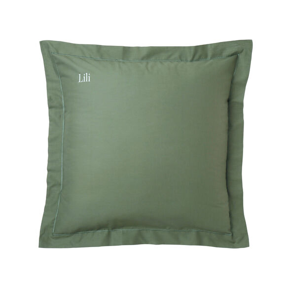 Taie d'oreiller coton, personnalisable  (eucalyptus)