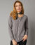 Cardigan met knoopsluiting, lamswol (chiné grijs)