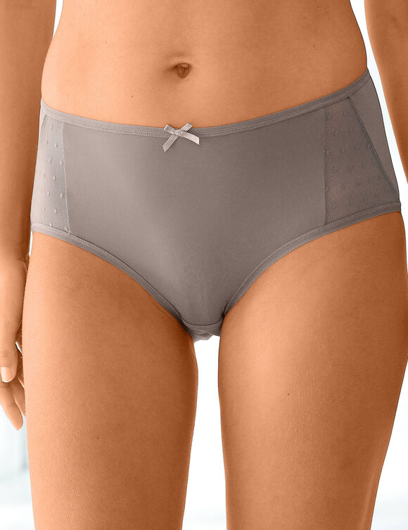 Maxislip in microvezel - Set van 2 (taupe)