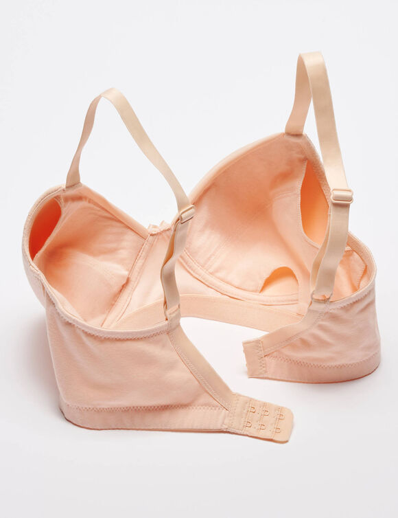 Soutien-gorge post-op&eacute;ratoire coton stretch bonnets moul&eacute;s - sans armatures (peau)