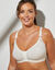 Soutien-gorge grand maintien ouvert devant, spécial "poitrine lourde" -  sans armatures (ivoire)