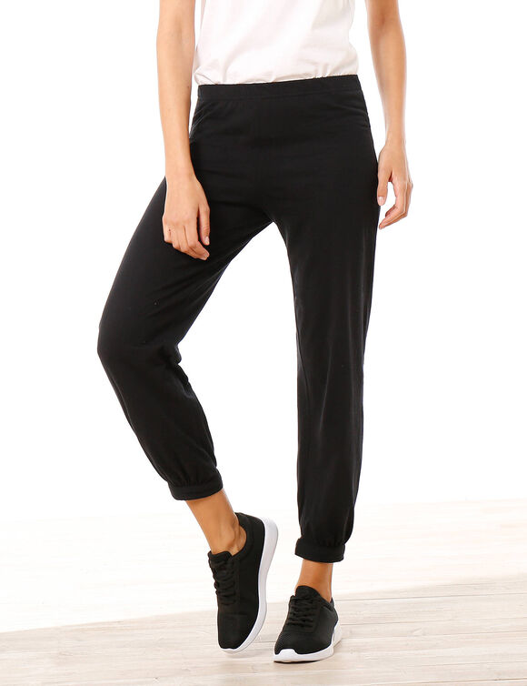 Legging 7/8ème coton biologique(**) (noir)