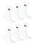 Wilson&reg; halfkorte sokken van katoenmix - set van 6 (wit)
