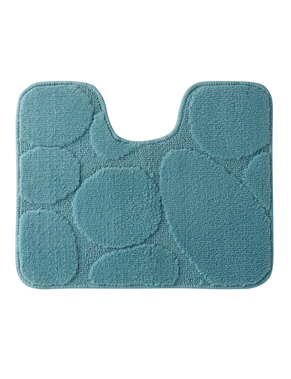 Tapis de bain motif galets (c&egrave;dre)
