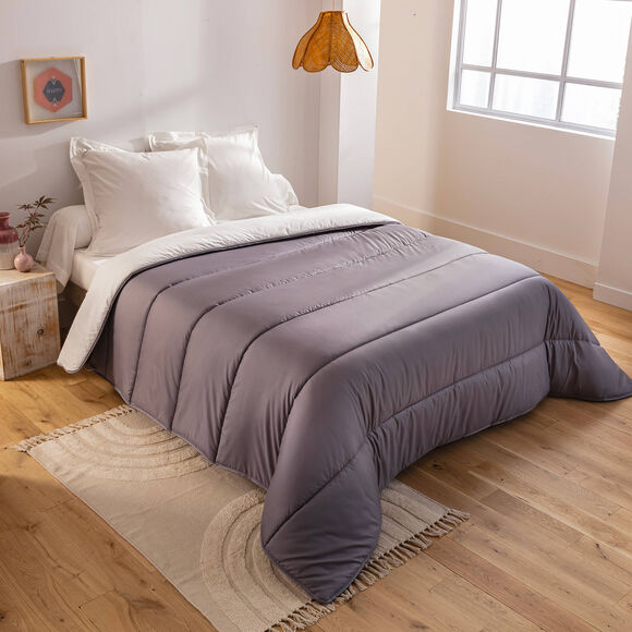 Couette microfibre imprim&eacute;e Pastel 400g/m2 (rose)