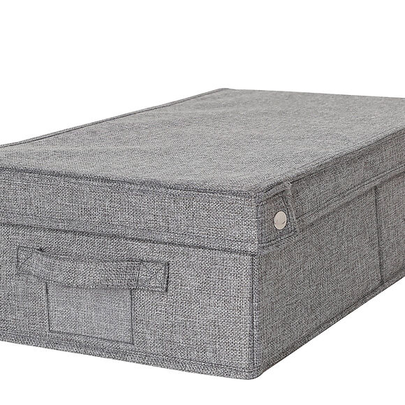 Bo&icirc;te de rangement pliable grise (gris)