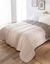 Dekbed in microvezel met luipaardprint 400g/m2 (beige / zwart)