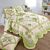 Bedsprei met patchwork (groen)