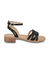 Sandales à talons en cuir Hireen (noir)