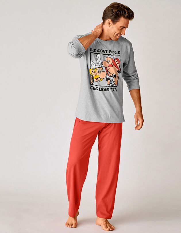 Pyjama Astérix® (grijs / rood)