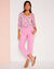 7/8-cargobroek, stretchtwill (roze)