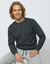 Sweat molleton col rond (anthracite chin&eacute;)