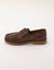 Heren schoenen in bootvorm met profielzool (bruin)