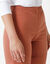 Figuurcorrigerende broek, platte buik-riem (karamel)
