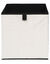 Cube de rangement pliable, velours côtelé (wit)